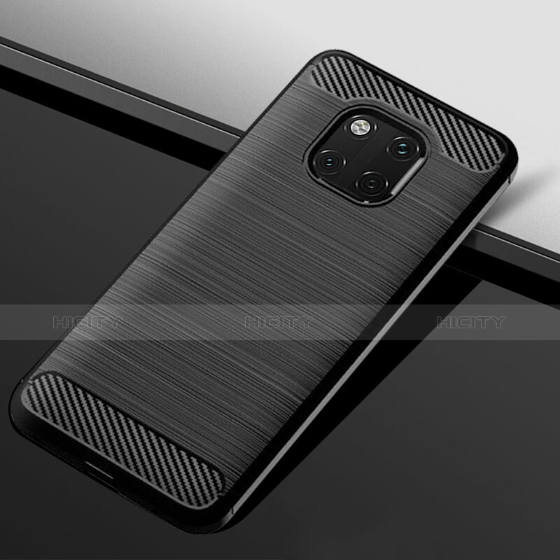 Coque Silicone Gel Serge pour Huawei Mate 20 RS Noir Plus