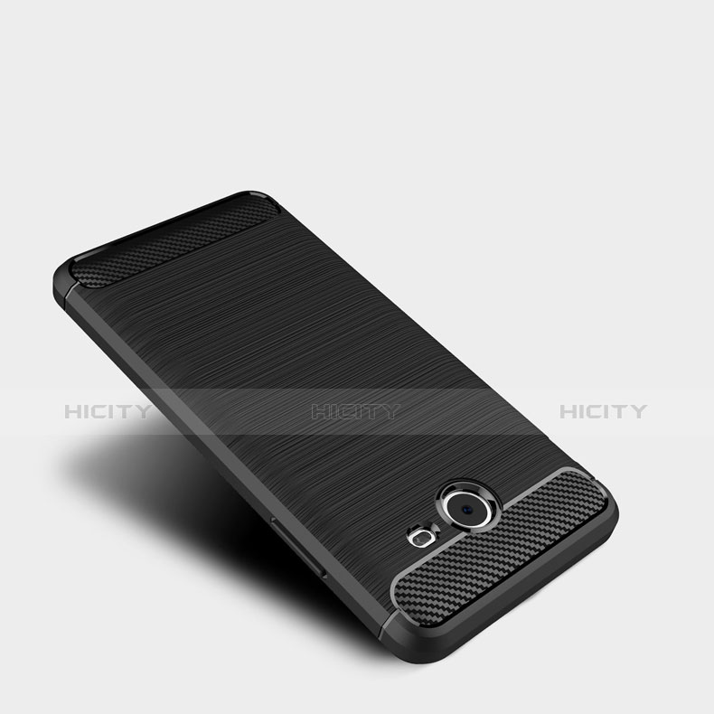 Coque Silicone Gel Serge pour Samsung Galaxy J5 (2017) Version Americaine Noir Plus