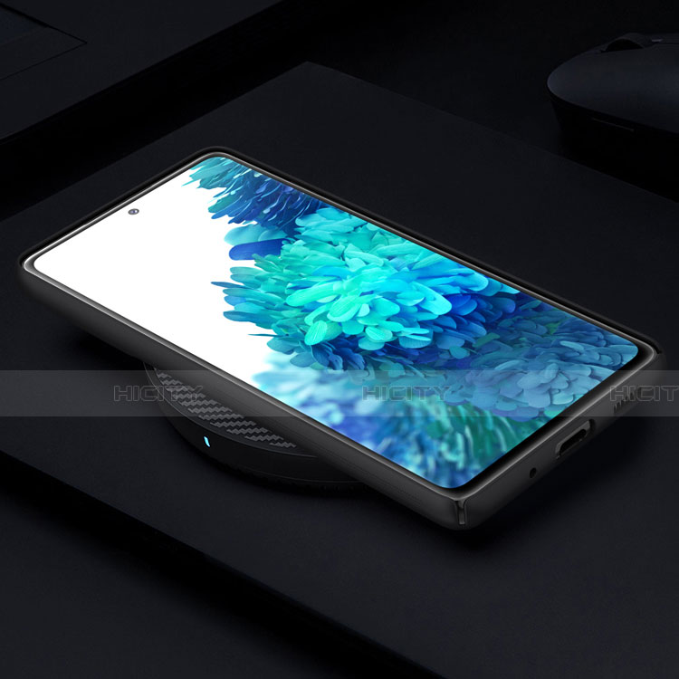 Coque Silicone Gel Serge pour Samsung Galaxy S20 Lite 5G Noir Plus