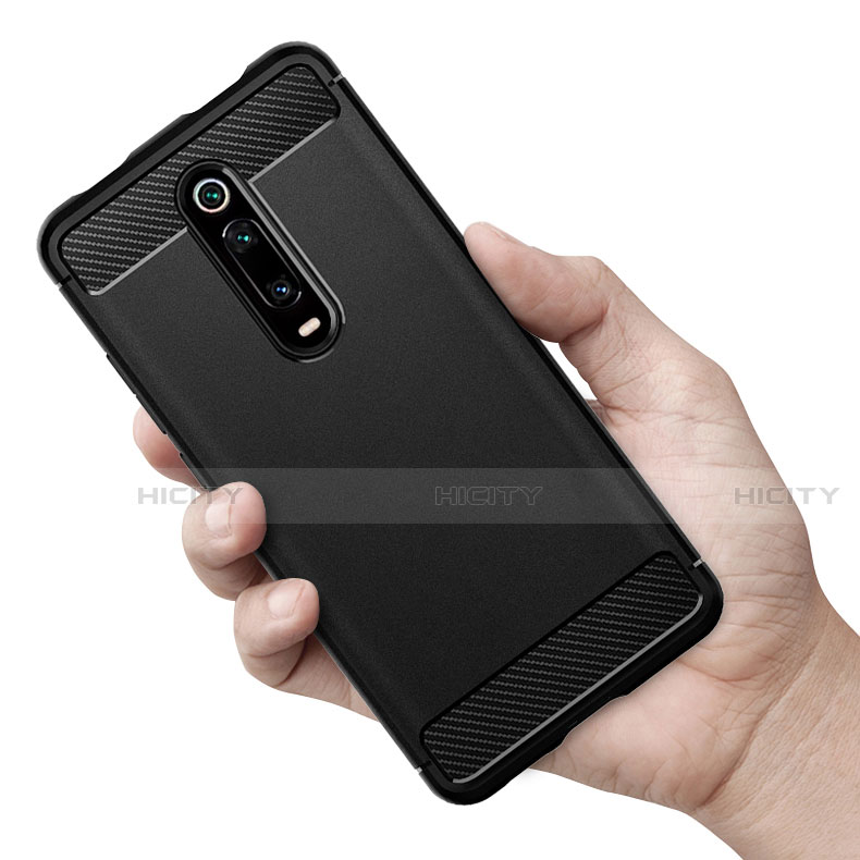 Coque Silicone Gel Serge pour Xiaomi Mi 9T Pro Noir Plus