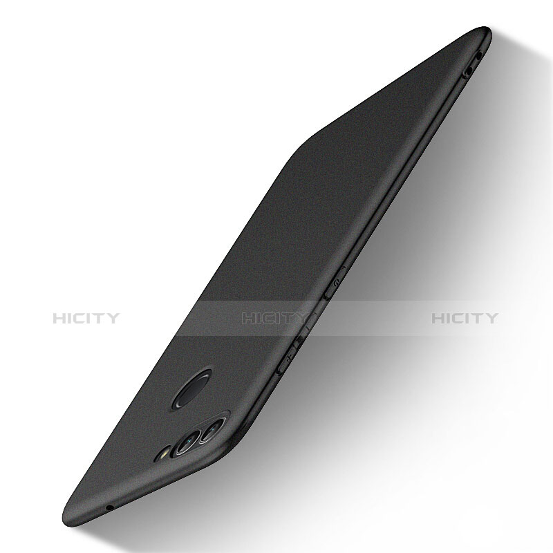 Coque Silicone Gel Souple Couleur Unie pour Huawei Enjoy 7S Noir Plus