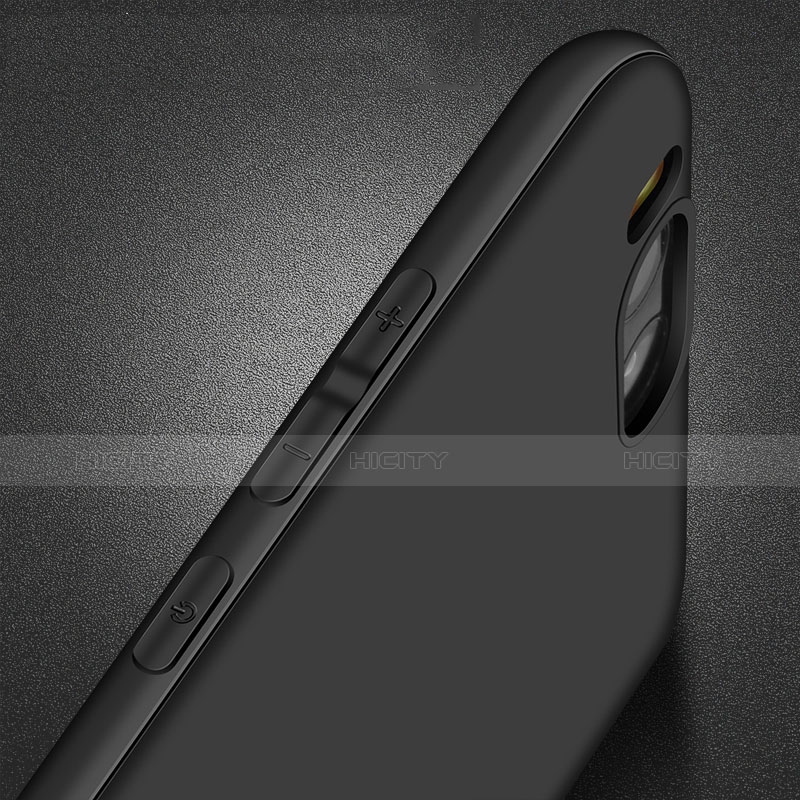 Coque Silicone Gel Souple Couleur Unie pour Xiaomi Mi 6 Noir Plus
