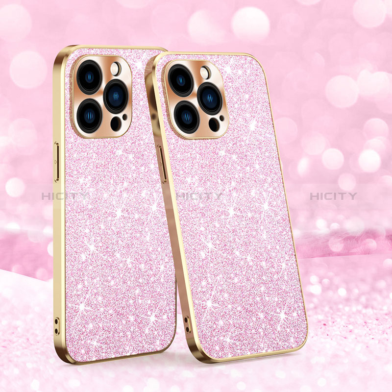 Coque Silicone Housse Etui Gel Bling-Bling AC1 pour Apple iPhone 15 Pro Max Plus