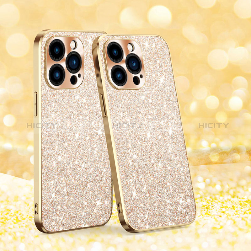 Coque Silicone Housse Etui Gel Bling-Bling AC1 pour Apple iPhone 15 Pro Plus