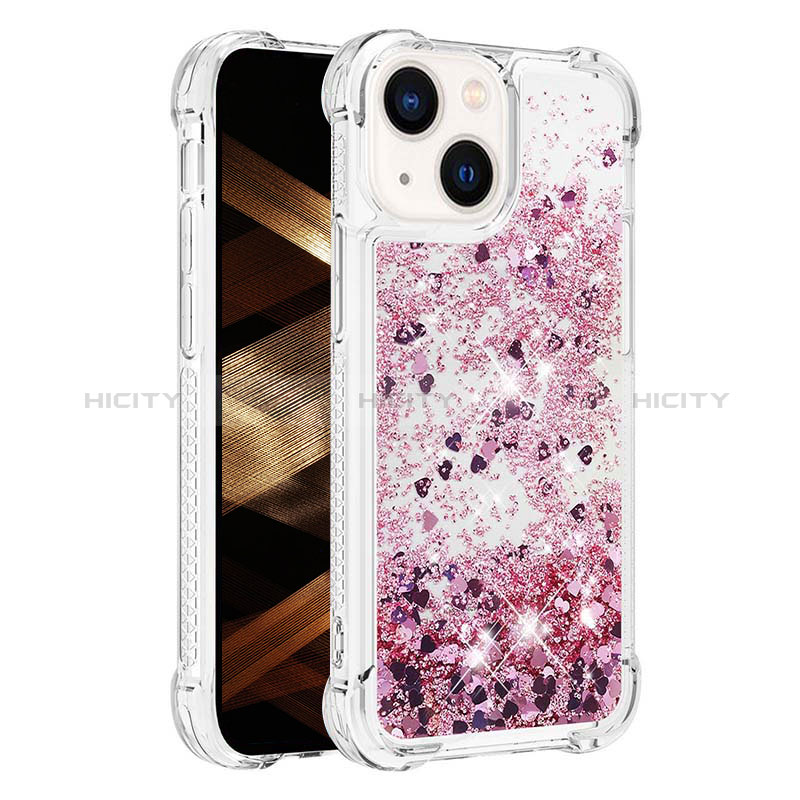 Coque Silicone Housse Etui Gel Bling-Bling S01 pour Apple iPhone 13 Plus