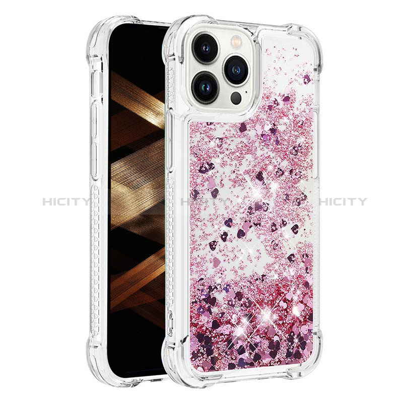 Coque Silicone Housse Etui Gel Bling-Bling S01 pour Apple iPhone 14 Pro Plus