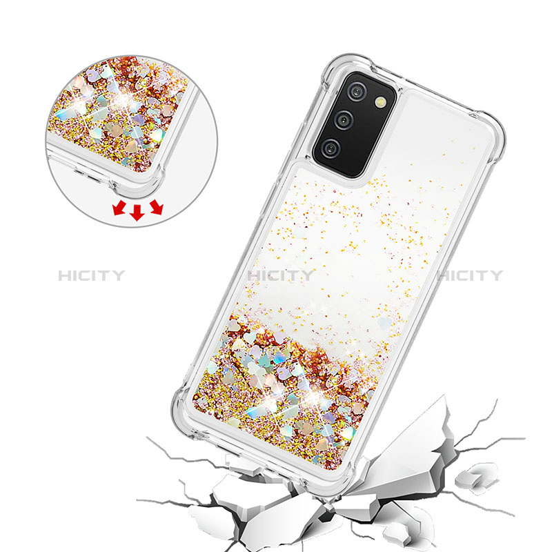 Coque Silicone Housse Etui Gel Bling-Bling S01 pour Samsung Galaxy A02s Plus
