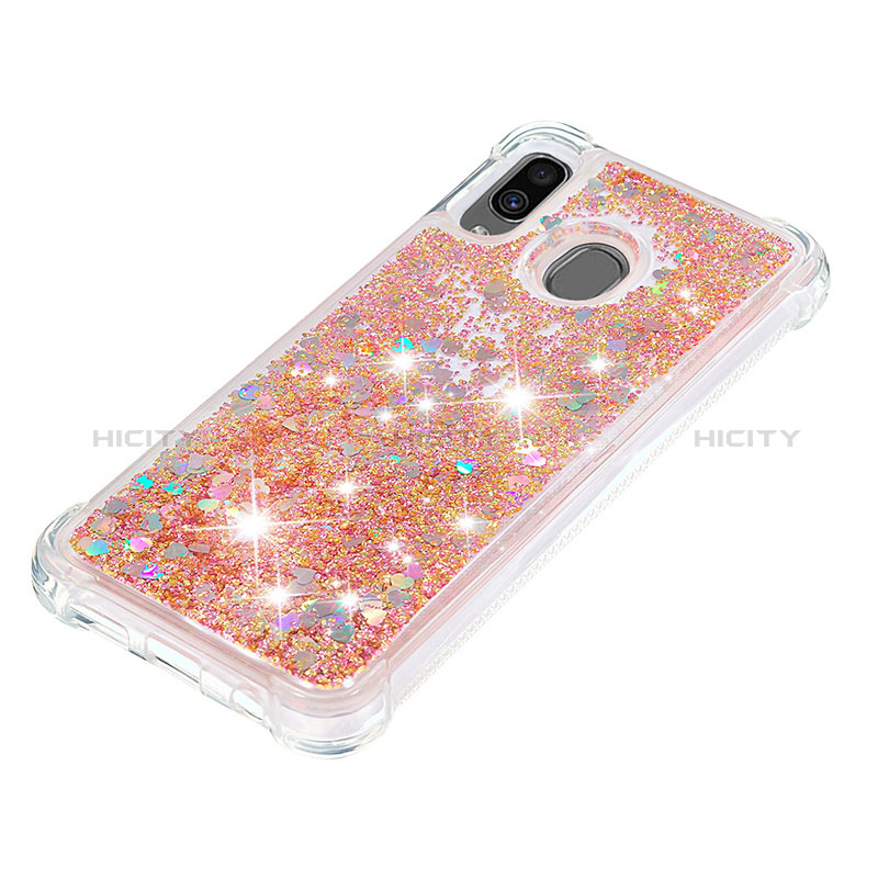 Coque Silicone Housse Etui Gel Bling-Bling S01 pour Samsung Galaxy A20 Plus