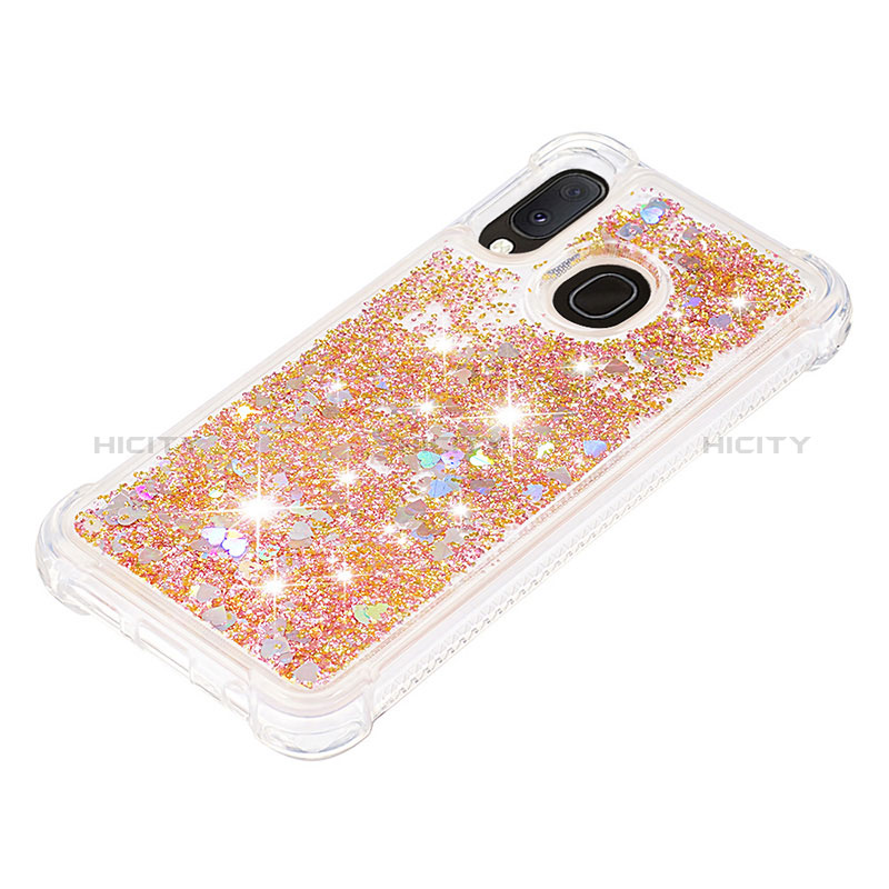 Coque Silicone Housse Etui Gel Bling-Bling S01 pour Samsung Galaxy A20e Plus
