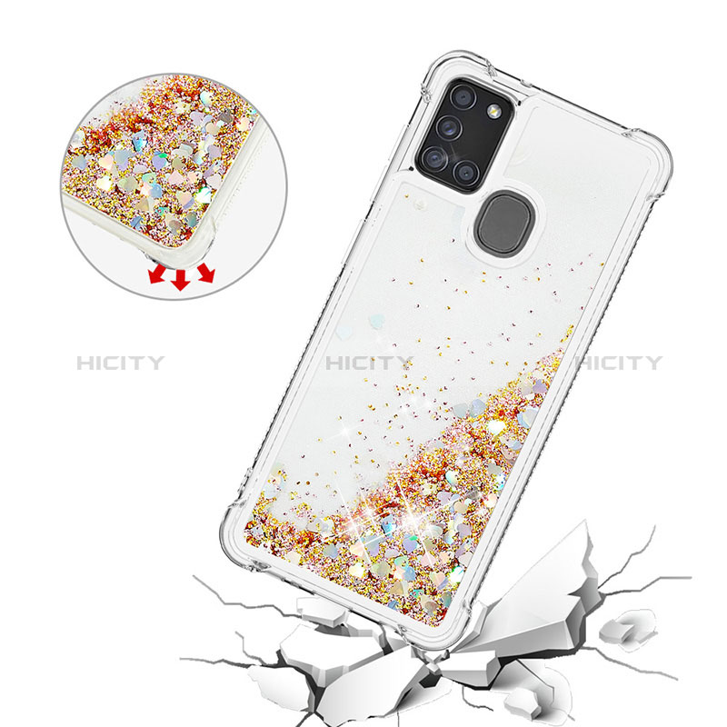 Coque Silicone Housse Etui Gel Bling-Bling S01 pour Samsung Galaxy A21s Plus