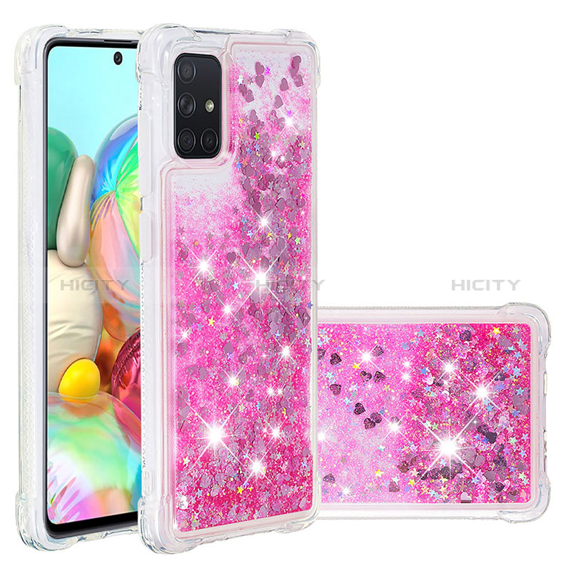 Coque Silicone Housse Etui Gel Bling-Bling S01 pour Samsung Galaxy A71 4G A715 Plus