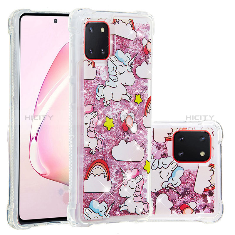 Coque Silicone Housse Etui Gel Bling-Bling S01 pour Samsung Galaxy A81 Plus