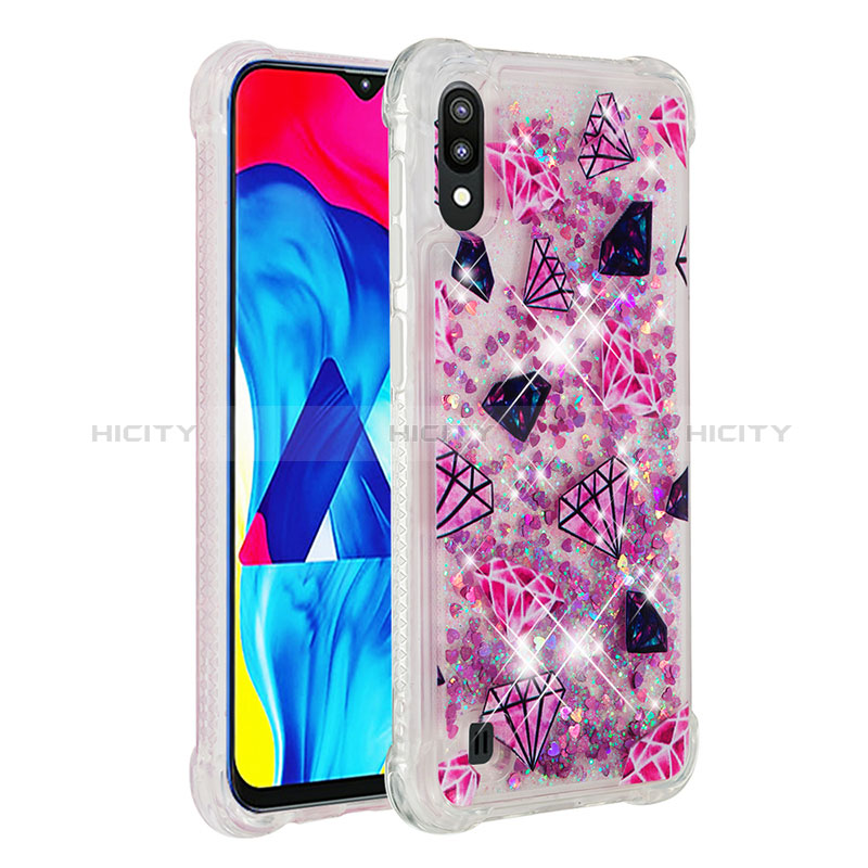 Coque Silicone Housse Etui Gel Bling-Bling S01 pour Samsung Galaxy M10 Plus