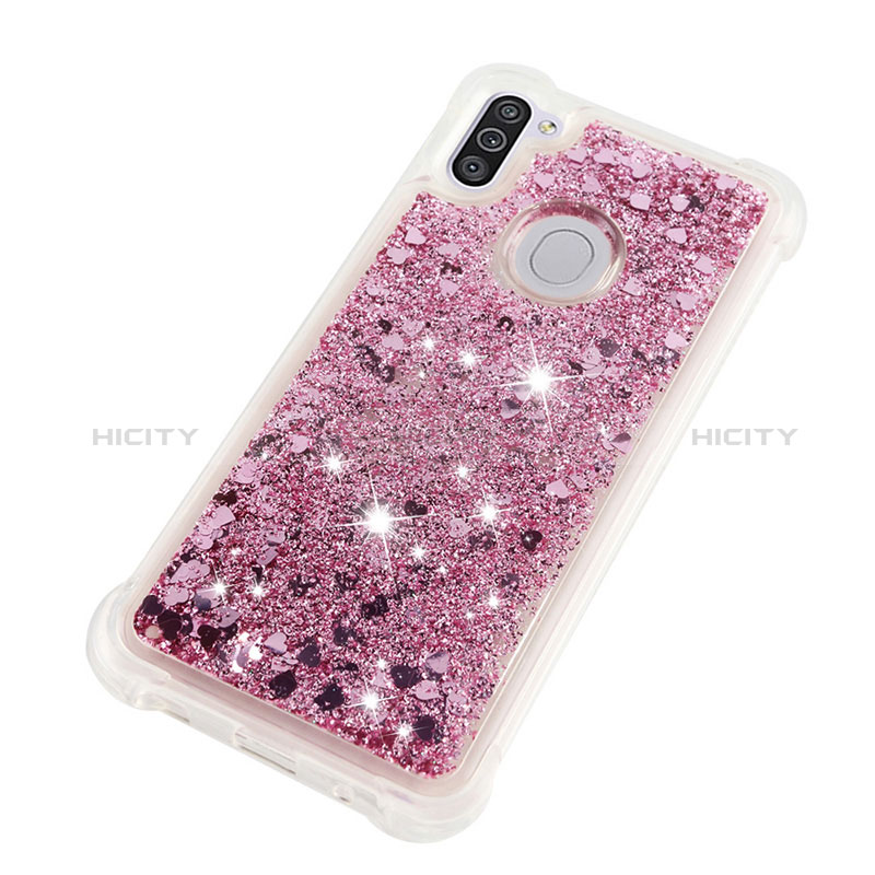 Coque Silicone Housse Etui Gel Bling-Bling S01 pour Samsung Galaxy M11 Plus