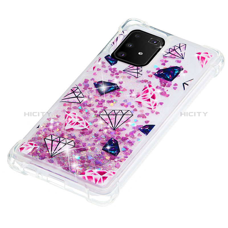 Coque Silicone Housse Etui Gel Bling-Bling S01 pour Samsung Galaxy M80S Plus