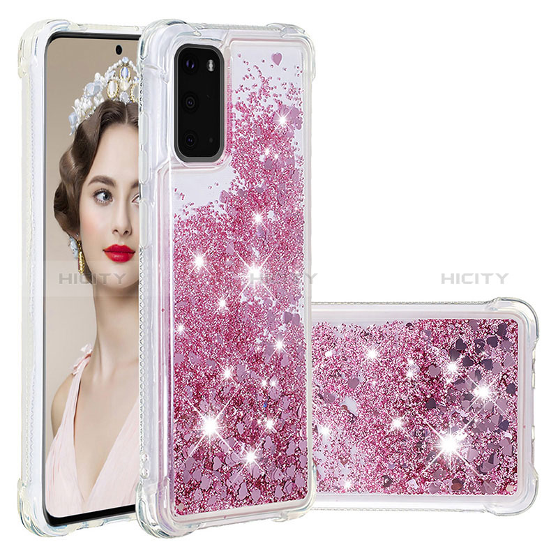 Coque Silicone Housse Etui Gel Bling-Bling S01 pour Samsung Galaxy S20 5G Plus