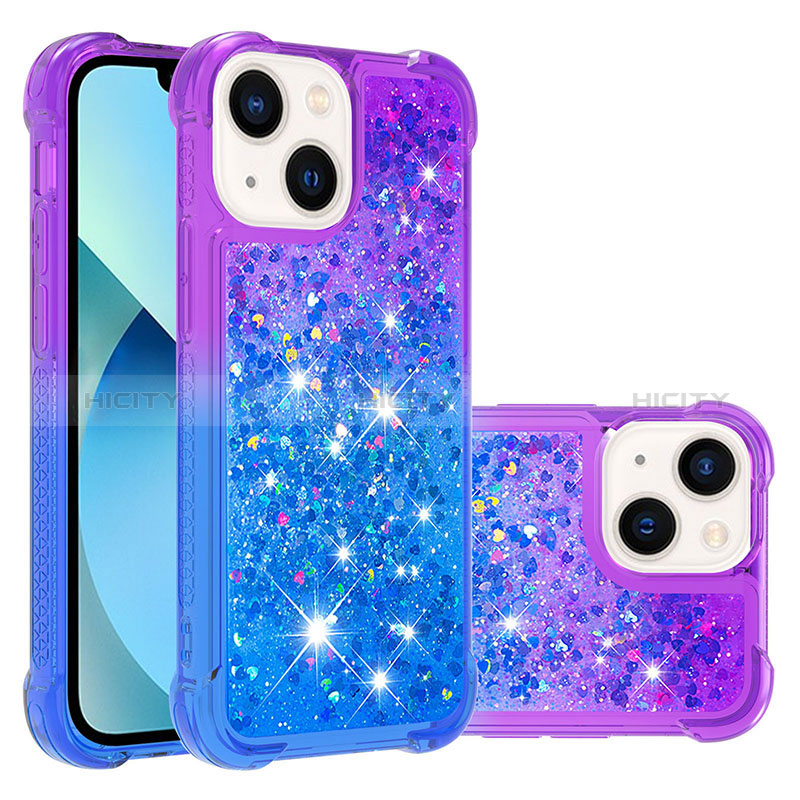 Coque Silicone Housse Etui Gel Bling-Bling S02 pour Apple iPhone 13 Plus