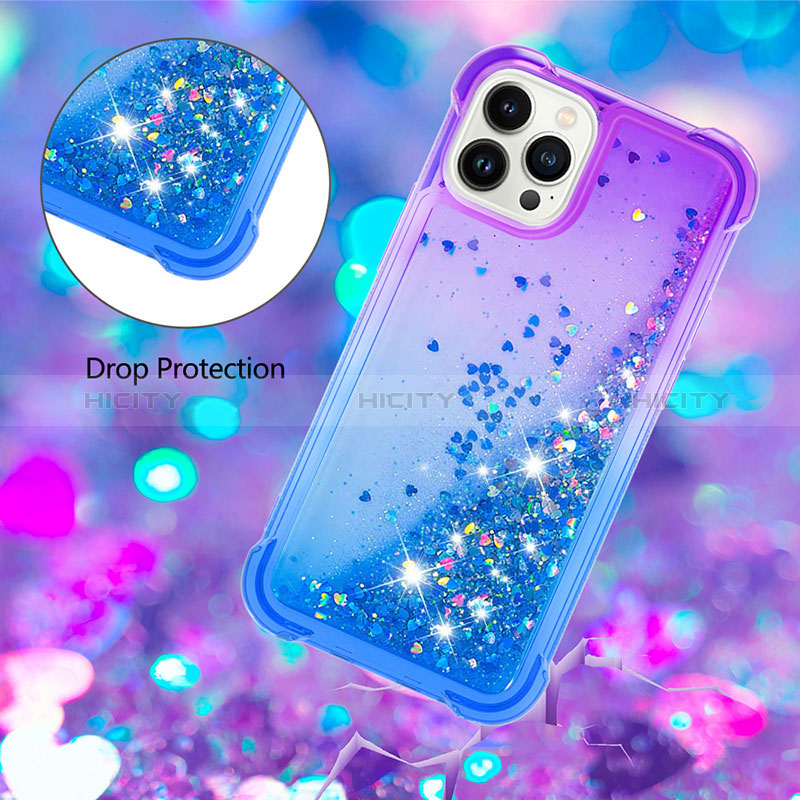 Coque Silicone Housse Etui Gel Bling-Bling S02 pour Apple iPhone 15 Pro Max Plus