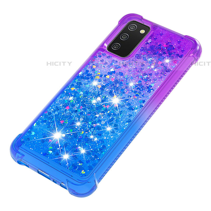 Coque Silicone Housse Etui Gel Bling-Bling S02 pour Samsung Galaxy A03s Plus