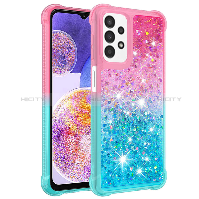 Coque Silicone Housse Etui Gel Bling-Bling S02 pour Samsung Galaxy A23 5G Plus