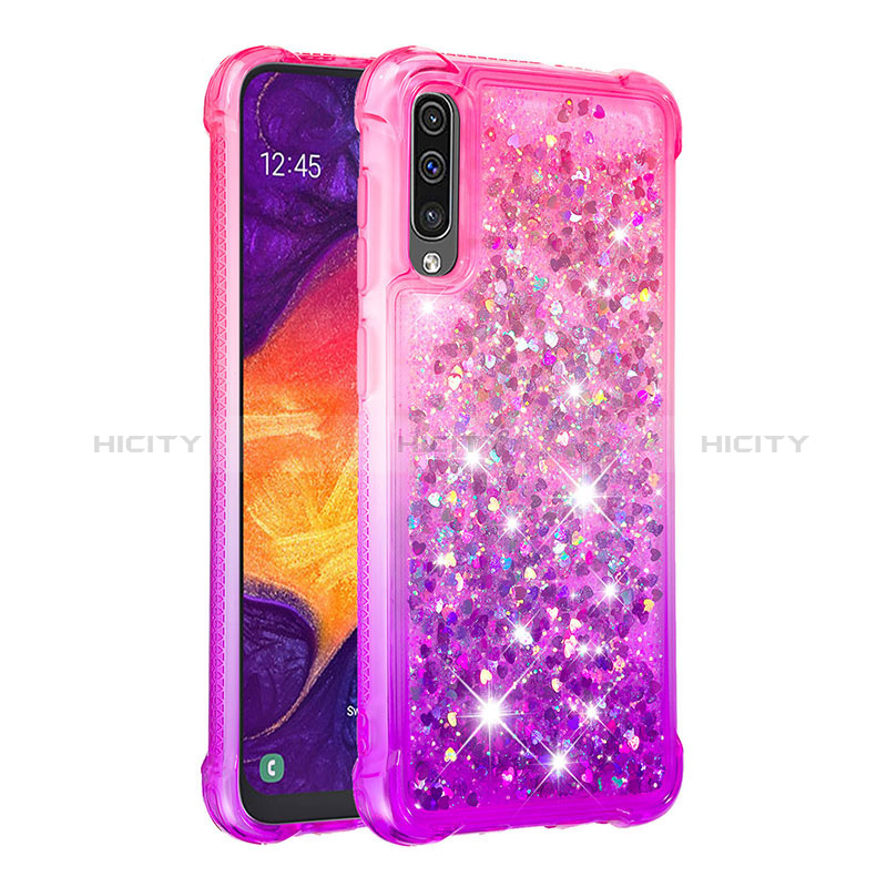 Coque Silicone Housse Etui Gel Bling-Bling S02 pour Samsung Galaxy A30S Plus