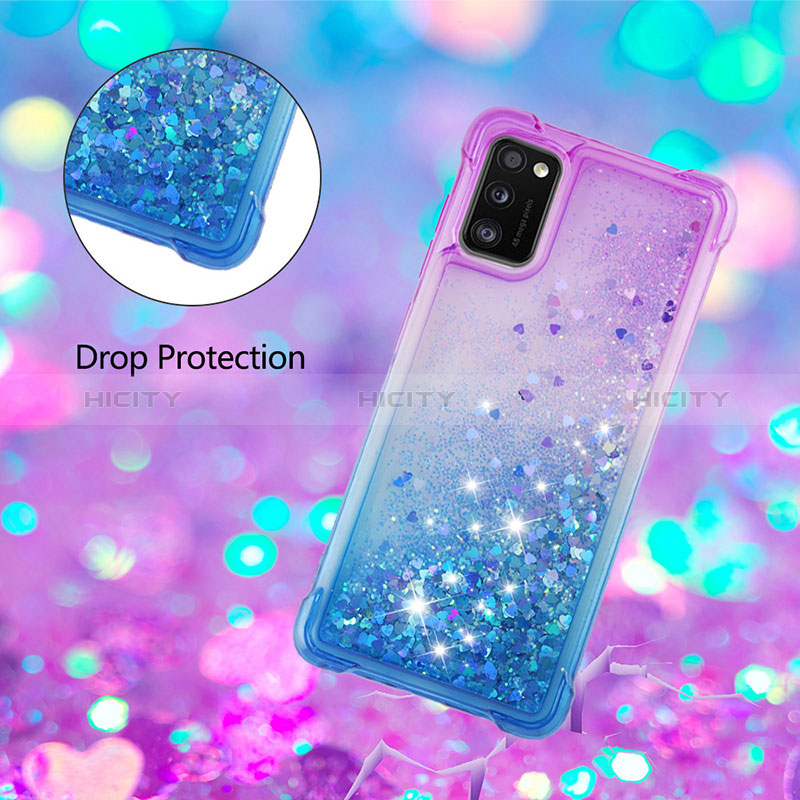 Coque Silicone Housse Etui Gel Bling-Bling S02 pour Samsung Galaxy A41 Plus