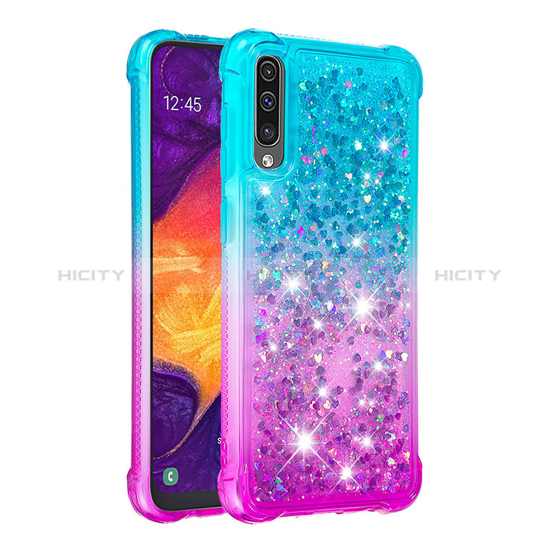 Coque Silicone Housse Etui Gel Bling-Bling S02 pour Samsung Galaxy A50S Plus