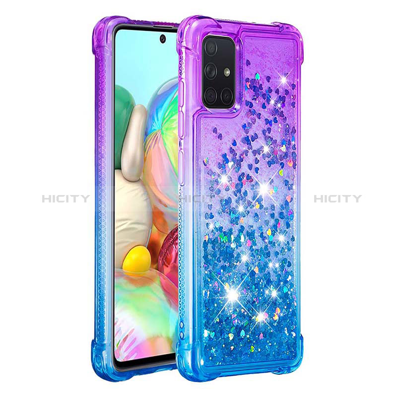Coque Silicone Housse Etui Gel Bling-Bling S02 pour Samsung Galaxy A71 5G Plus