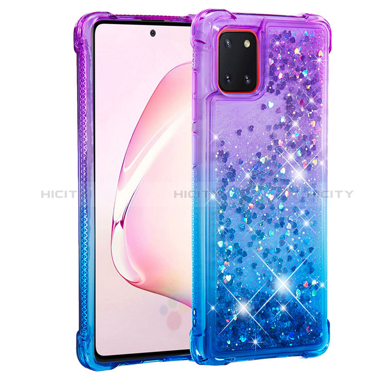 Coque Silicone Housse Etui Gel Bling-Bling S02 pour Samsung Galaxy A81 Plus