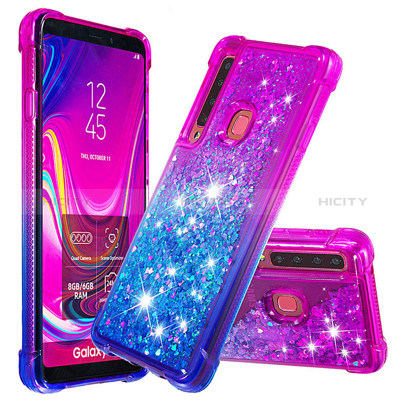 Coque Silicone Housse Etui Gel Bling-Bling S02 pour Samsung Galaxy A9 (2018) A920 Plus