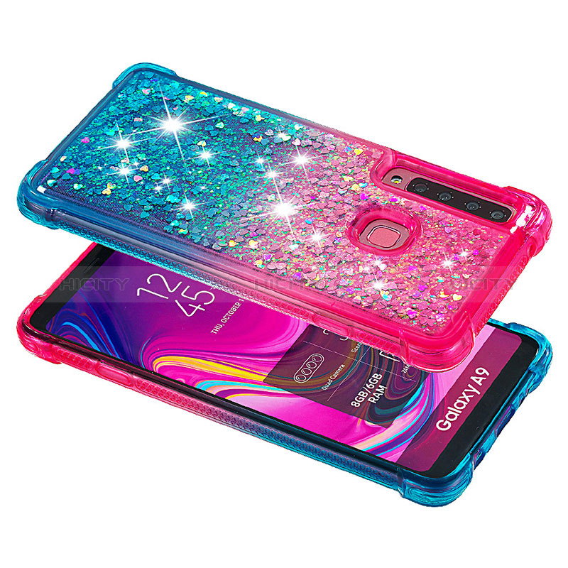 Coque Silicone Housse Etui Gel Bling-Bling S02 pour Samsung Galaxy A9 Star Pro Plus