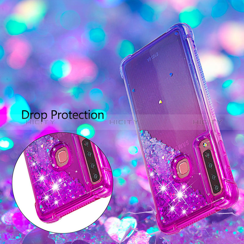 Coque Silicone Housse Etui Gel Bling-Bling S02 pour Samsung Galaxy A9 Star Pro Plus