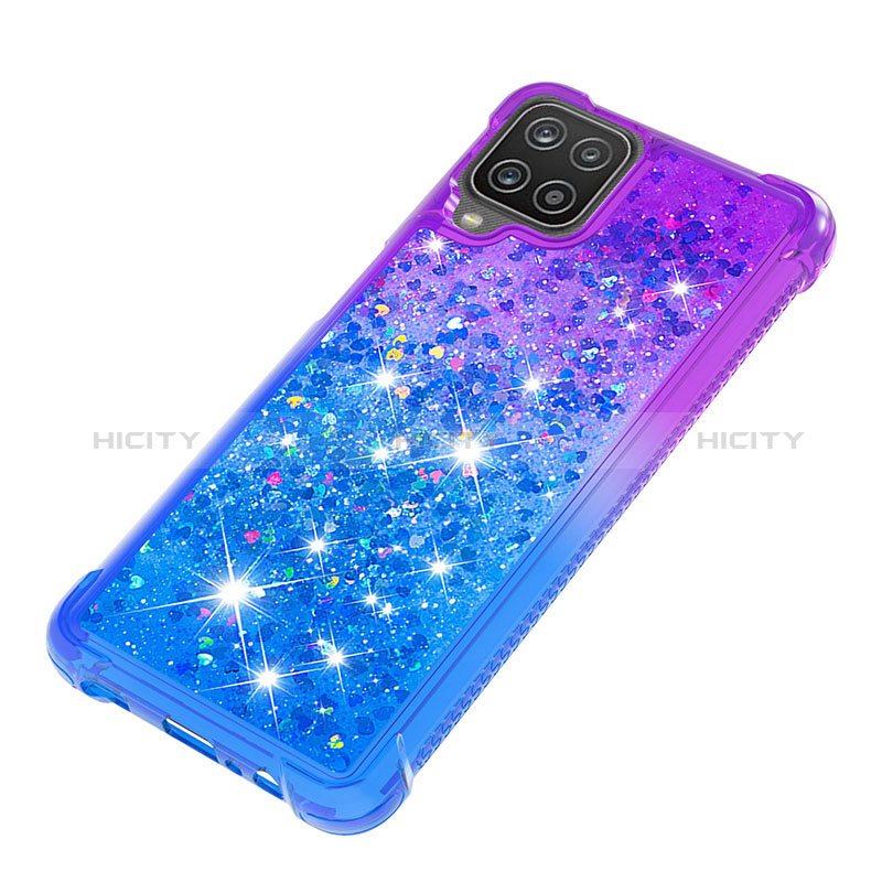 Coque Silicone Housse Etui Gel Bling-Bling S02 pour Samsung Galaxy F12 Plus