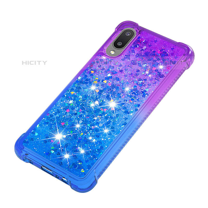 Coque Silicone Housse Etui Gel Bling-Bling S02 pour Samsung Galaxy M02 Plus