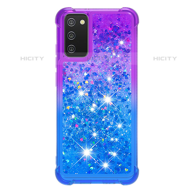 Coque Silicone Housse Etui Gel Bling-Bling S02 pour Samsung Galaxy M02s Plus