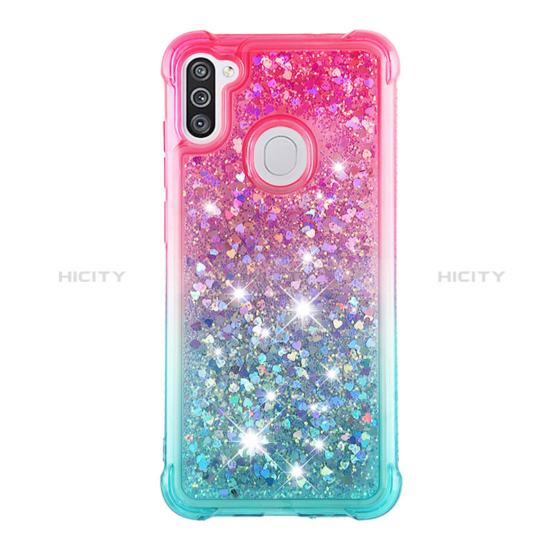 Coque Silicone Housse Etui Gel Bling-Bling S02 pour Samsung Galaxy M11 Plus
