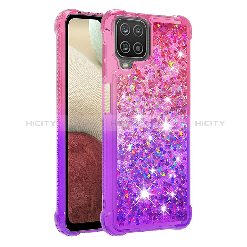 Coque Silicone Housse Etui Gel Bling-Bling S02 pour Samsung Galaxy M12 Plus