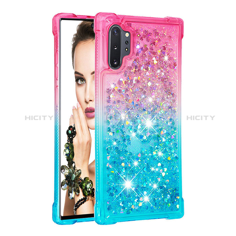 Coque Silicone Housse Etui Gel Bling-Bling S02 pour Samsung Galaxy Note 10 Plus 5G Plus