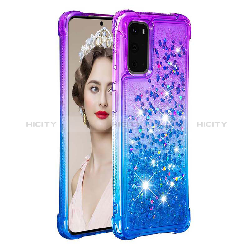 Coque Silicone Housse Etui Gel Bling-Bling S02 pour Samsung Galaxy S20 5G Plus