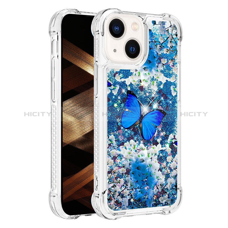 Coque Silicone Housse Etui Gel Bling-Bling S03 pour Apple iPhone 13 Plus