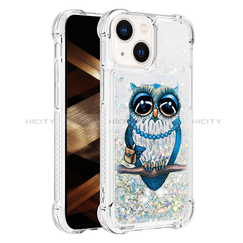 Coque Silicone Housse Etui Gel Bling-Bling S03 pour Apple iPhone 14 Mixte Plus