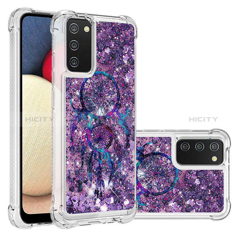 Coque Silicone Housse Etui Gel Bling-Bling S03 pour Samsung Galaxy A02s Plus
