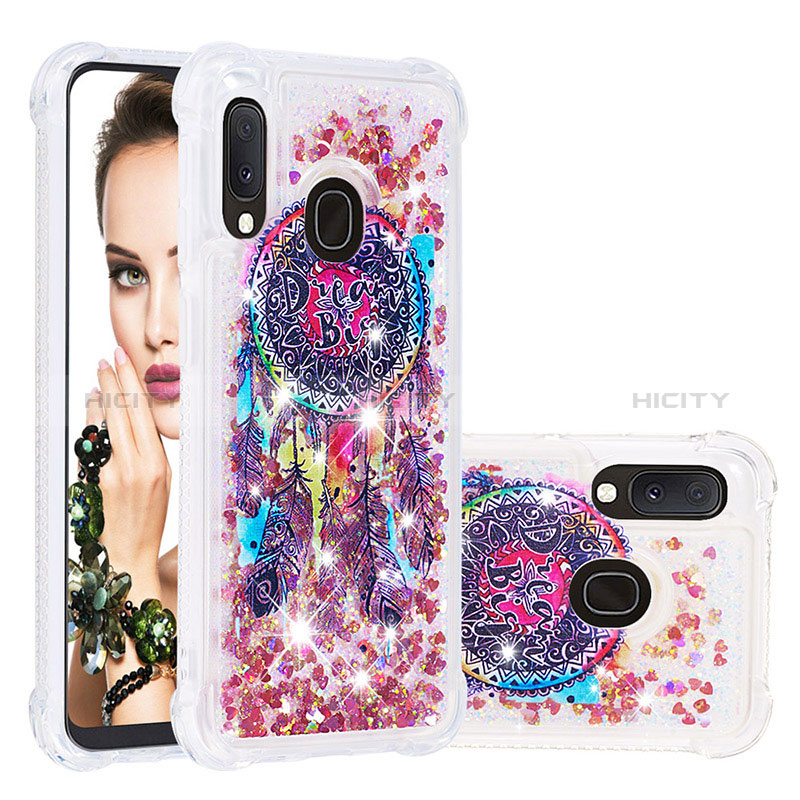 Coque Silicone Housse Etui Gel Bling-Bling S03 pour Samsung Galaxy A20e Plus