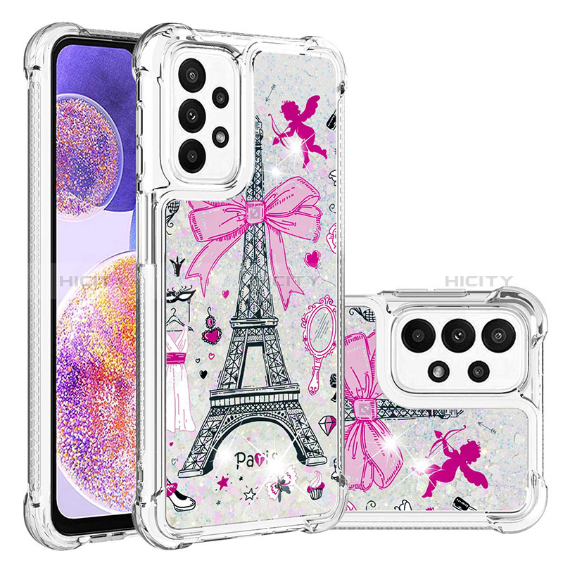 Coque Silicone Housse Etui Gel Bling-Bling S03 pour Samsung Galaxy A23 5G Plus