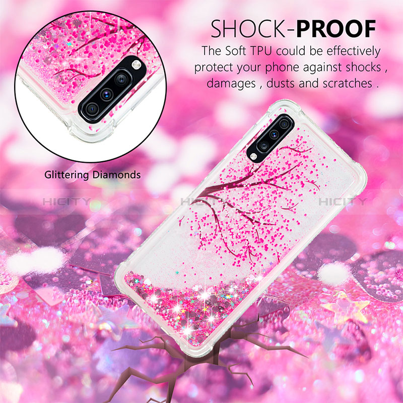 Coque Silicone Housse Etui Gel Bling-Bling S03 pour Samsung Galaxy A70 Plus