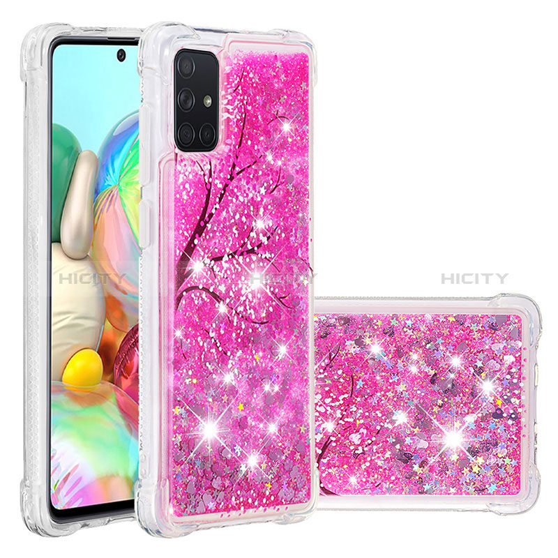 Coque Silicone Housse Etui Gel Bling-Bling S03 pour Samsung Galaxy A71 4G A715 Plus