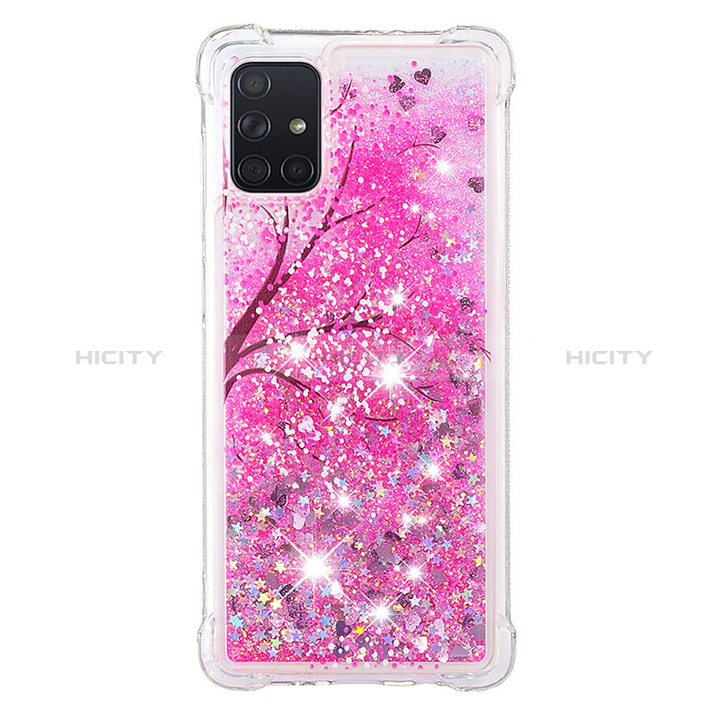 Coque Silicone Housse Etui Gel Bling-Bling S03 pour Samsung Galaxy A71 4G A715 Plus