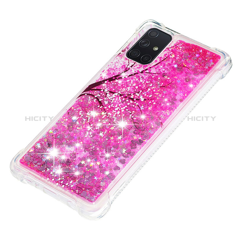 Coque Silicone Housse Etui Gel Bling-Bling S03 pour Samsung Galaxy A71 5G Plus