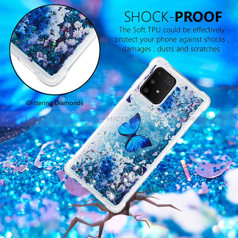 Coque Silicone Housse Etui Gel Bling-Bling S03 pour Samsung Galaxy A91 Plus