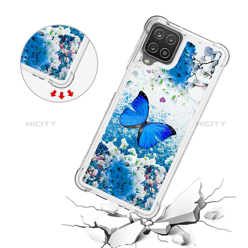 Coque Silicone Housse Etui Gel Bling-Bling S03 pour Samsung Galaxy F12 Plus